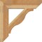Ekena Millwork Funston Slat Rough Sawn Bracket, Western Red Cedar, 6"W x 30"D x 30"H BKT06X30X30FST06RWR - alternate 4